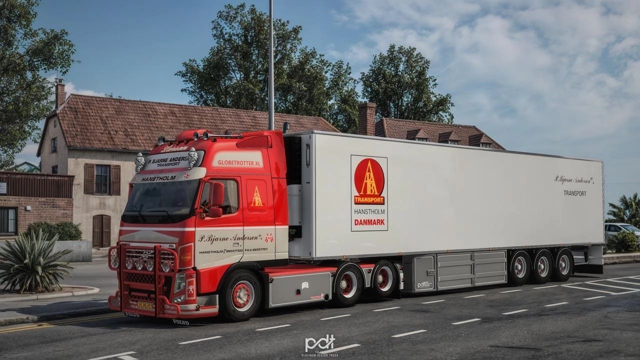 МОД Volvo FH3 P.Bjarne Andersen v8.0 ДЛЯ EURO TRUCK SIMULATOR 2