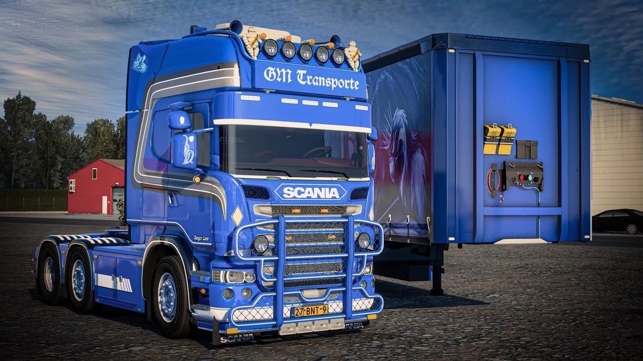 МОД Scania Danger-Land R620 + Trailer v1.60 ДЛЯ EURO TRUCK SIMULATOR 2