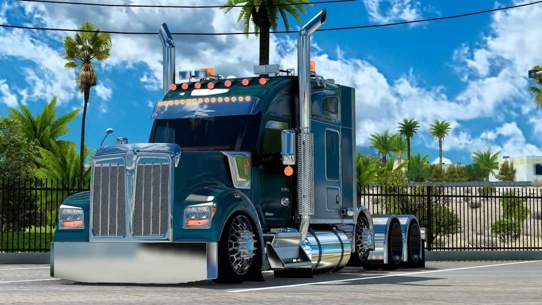 МОД Alka Customs Trucks W990 v1.60 ДЛЯ AMERICAN TRUCK SIMULATOR