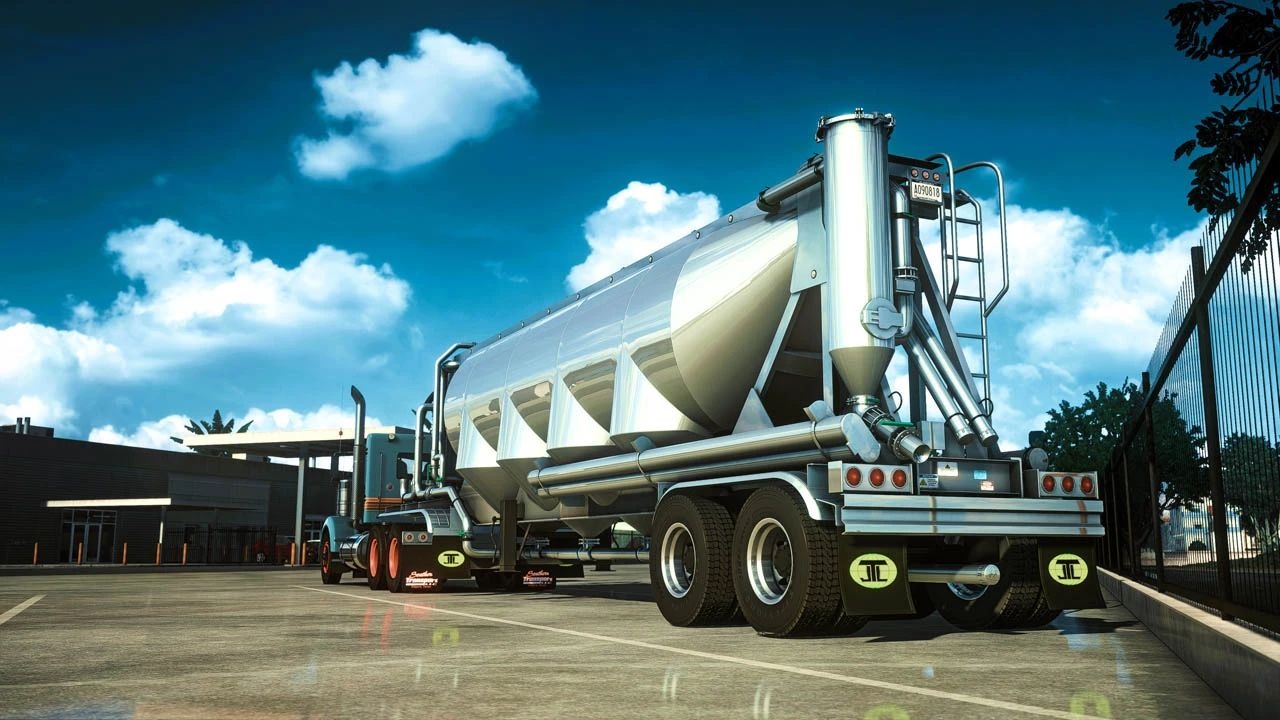 МОД J&L Heil Pneumatic Vacuum Tanker v1.0 ДЛЯ AMERICAN TRUCK SIMULATOR