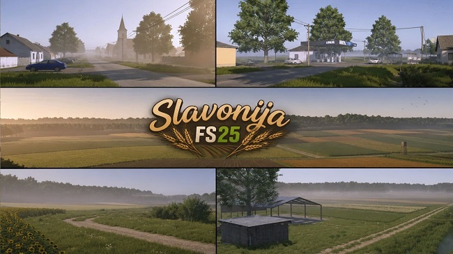 МОД Карта Slavonija v1.0.0.0 (1.20.x) ДЛЯ FARMING SIMULATOR 2025