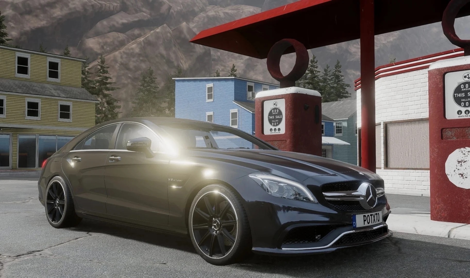 Мод Mercedes-Benz CLS Class C218 Restyling fix v3.1 (0.39.x) ДЛЯ BEAMNG.DRIVE
