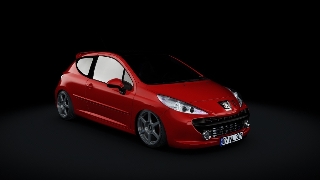 Мод Peugeot 207 THP RC Stage 3+ v1.0.1 для Assetto Corsa