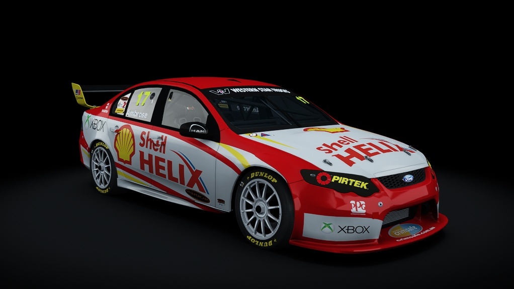 Мод Ford Falcon FG Supercars 2011 v1.2.1 для Assetto Corsa