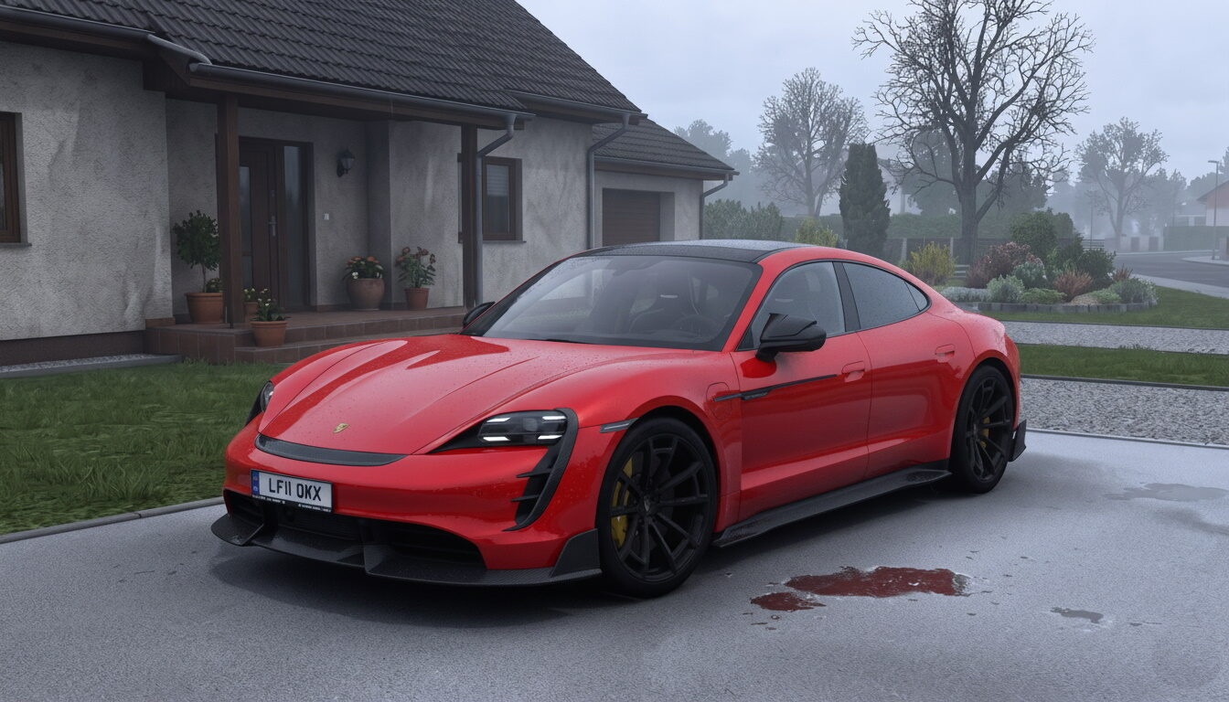 МОД Porsche Taycan Turbo S Mansory 2025 v1.1 ДЛЯ EURO TRUCK SIMULATOR 2