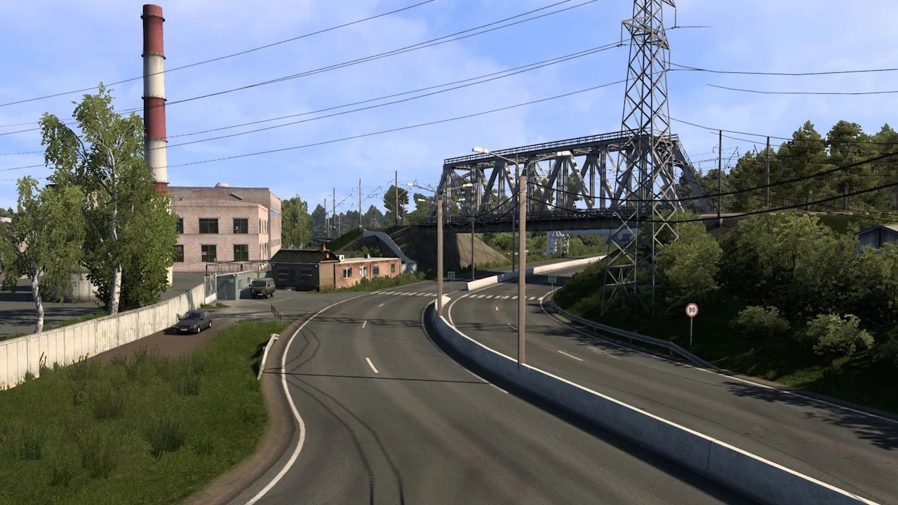 МОД Trans-Siberian Truckway v3.4 ДЛЯ EURO TRUCK SIMULATOR 2