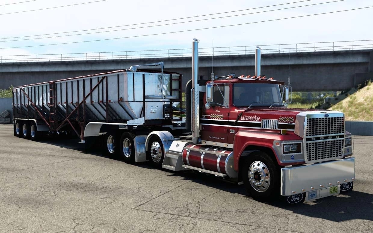 МОД Ford LTL 9000 v9.1 ДЛЯ AMERICAN TRUCK SIMULATOR