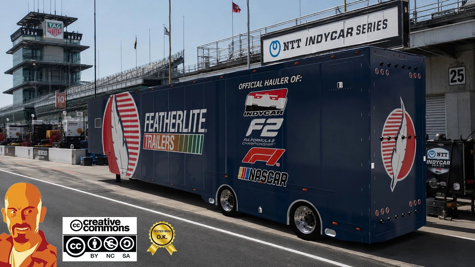 МОД Featherlite Car Trailer v3.0 ДЛЯ AMERICAN TRUCK SIMULATOR