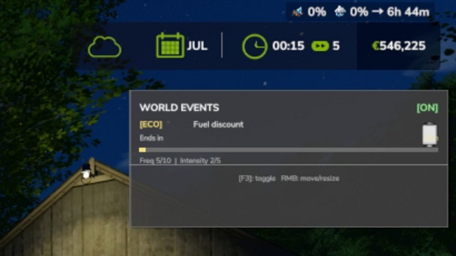 МОД Random World Events v2.1.8.0 (1.20.x) ДЛЯ FARMING SIMULATOR 2025