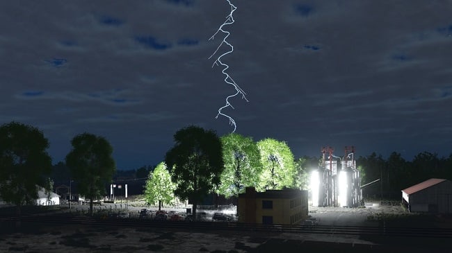 МОД Lightning Shock v1.2.1.5 (1.20.x) ДЛЯ FARMING SIMULATOR 2025
