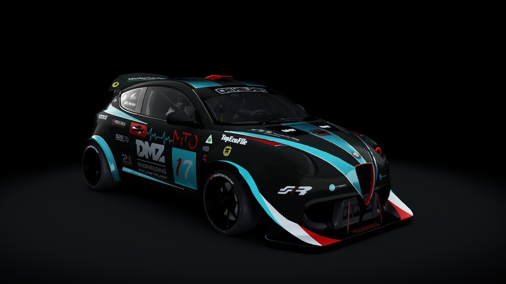 Мод Alfa Romeo Mito Time Attack v1.0.1 для Assetto Corsa