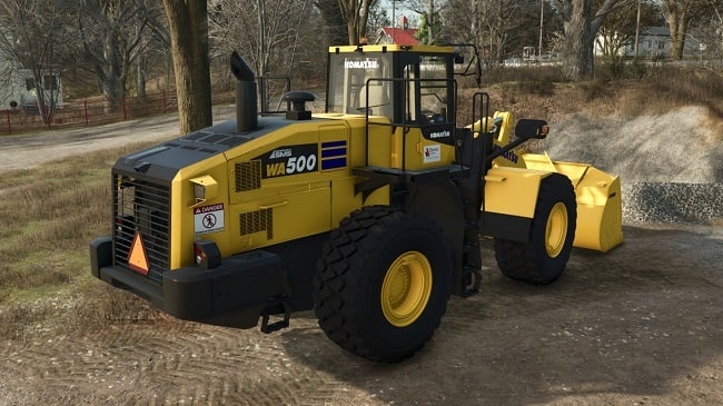 МОД Komatsu WA500 v1.0.0.0 (1.21.x) ДЛЯ FARMING SIMULATOR 2025