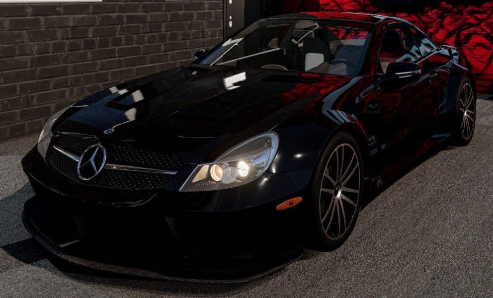 Мод Mercedes-Benz SL65 AMG Black Series New v2.1 (0.39.x) ДЛЯ BEAMNG.DRIVE