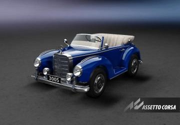 Мод Children Car Mercedes-Benz 300S версия 0.1 для Assetto Corsa