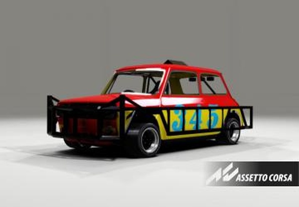 Мод mini_1275gt_stox hot rod версия 1.0 для Assetto Corsa
