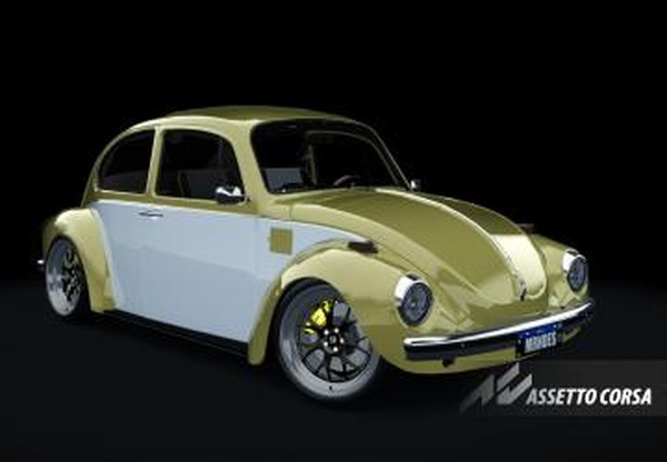 Мод Volkswagen_Beetle (Fusca)_1600_MRNDES версия 1.0 для Assetto Corsa