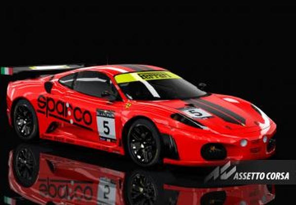 Мод Hill-Climb Ferrari 430 Challenge версия Hill-Climb by GR.TEAM 1.0 для Assetto Corsa