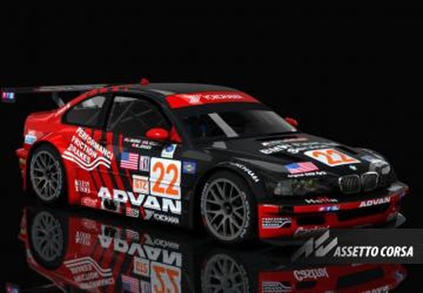 Мод Hill-Climb BMW M3 E46 GTR версия Hill-Climb by GR.TEAM 1.0 для Assetto Corsa