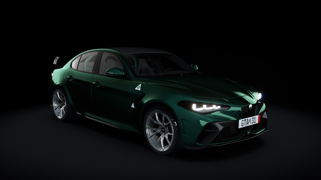 Мод Alfa Romeo Giulia GTAm Supercharged Manual-Swapped v1.0.1 для Assetto Corsa