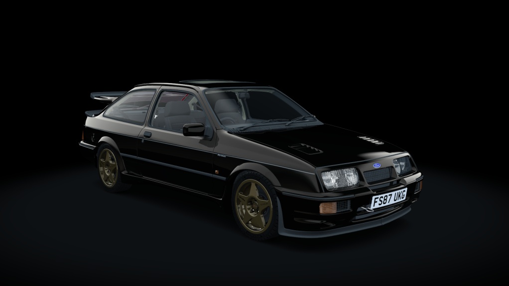 Мод Ford Sierra RS500ᴴᴾ Cosworth v0.1.1 для Assetto Corsa