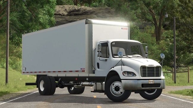 МОД Freightliner M2 Box Truck v1.6.0.0 (1.21.x) ДЛЯ FARMING SIMULATOR 2025