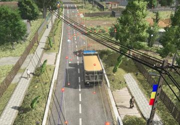 Мод Сеть маршрутов Autodrive для карты Dunăreni X4 V2.1.1.2 v1.0.0.0 для Farming Simulator 2025