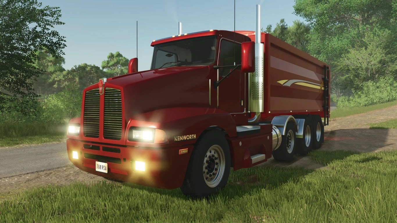 МОД Kenworth T600 Farm Truck v1.2.0.0 (1.21.x) ДЛЯ FARMING SIMULATOR 2025