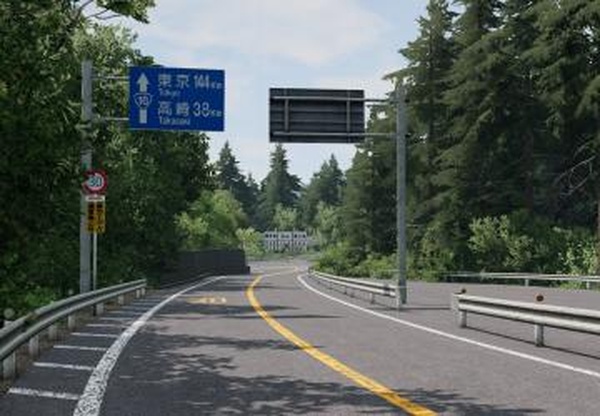 Карта «Usui Pass (Touge)» версия 04.08.26 для BeamNG.drive (v0.39.x)