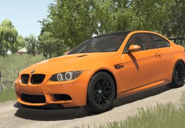 Мод BMW M3 E92 2010 версия 1.1.0.0 для Farming Simulator 2025 (v1.21.x)