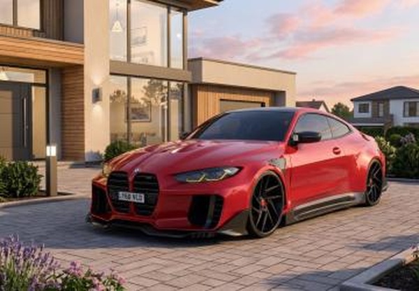 Мод BMW M4 Widebody 2023 версия 1.0 для American Truck Simulator (v1.60.x)