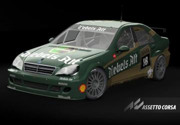 Мод Mercedes C200 WTCC STCC версия 2.1 для Assetto Corsa