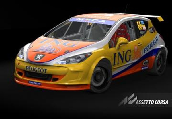 Мод Peugeot 308 STCC версия 2.1 для Assetto Corsa