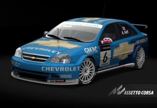 Мод Chevrolet Lacetti WTCC версия 2.1 для Assetto Corsa