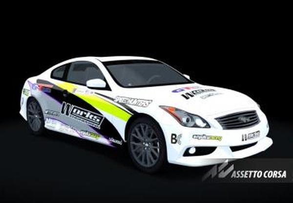 Мод AC Infiniti G37 VR38dett версия 1.0 для Assetto Corsa