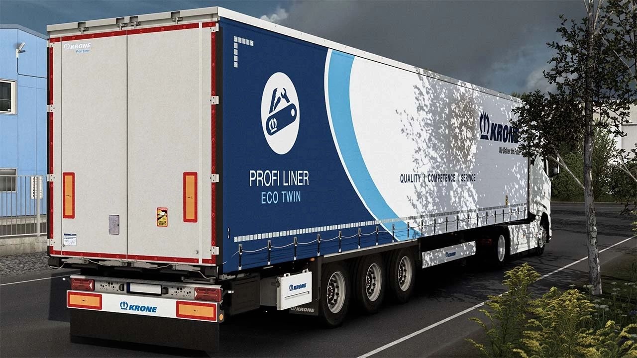 МОД Krone Profiliner SDP27 & Megaliner v2.0 ДЛЯ EURO TRUCK SIMULATOR 2