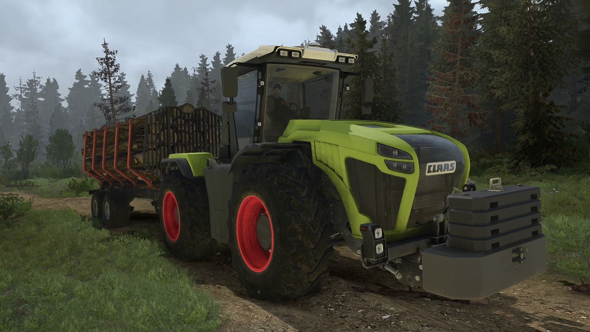Мод Claas Xerion 5000 для Spintires: MudRunner