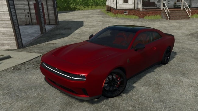 МОД Dodge Charger Daytona EV v1.0.0.0 (1.21.x) ДЛЯ FARMING SIMULATOR 2025