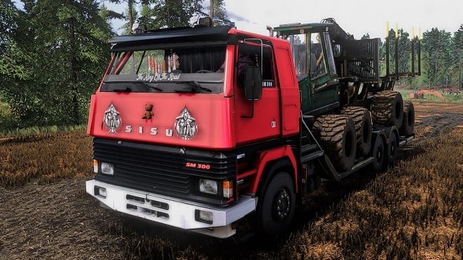 МОД Sisu SM Forest Machine Transport v1.0.0.0 (1.21.x) ДЛЯ FARMING SIMULATOR 2025