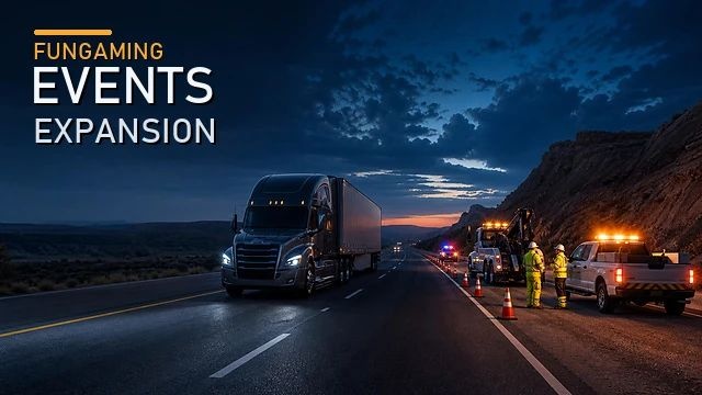 МОД Fungaming Events Expansion v1.2.5 ДЛЯ AMERICAN TRUCK SIMULATOR ДЛЯ AMERICAN TRUCK SIMULATOR