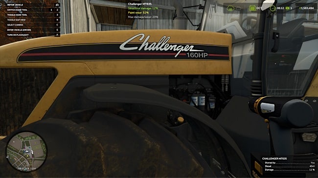 МОД Self Fix And Repaint v1.0.0.1 (1.21.x) ДЛЯ FARMING SIMULATOR 2025