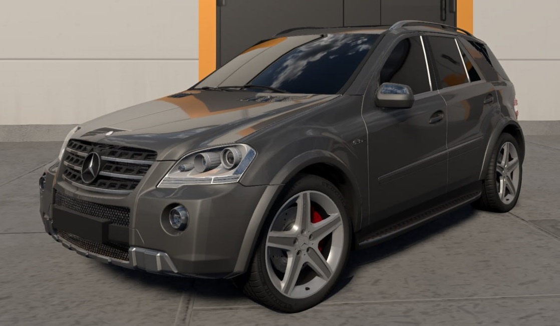 Мод Mercedes-Benz M-Class W164 v1.4 (0.39.x) ДЛЯ BEAMNG.DRIVE