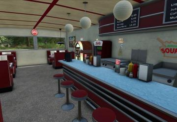 Мод American Diner версия 1.0.0.0 для Farming Simulator 2025
