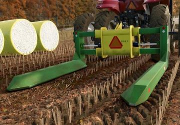 Мод Lizard 2085-P Round Cotton Bale Handler версия 1.0.0.0 для Farming Simulator 2025