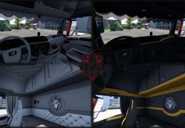 Мод MAN TGX 2020 Interior Bundle версия 1.2 для Euro Truck Simulator 2 (v1.60.x)
