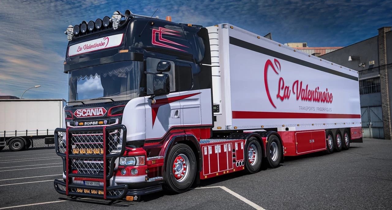 МОД Scania 6 Series R500-V8 & Trailer v1.3 ДЛЯ EURO TRUCK SIMULATOR 2