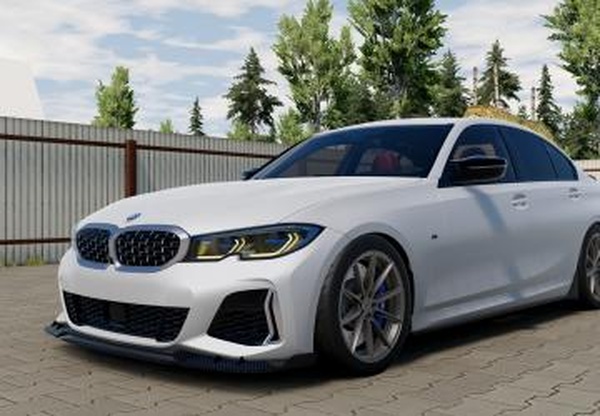 Мод BMW M340i/330i (G20) версия 1.4 для BeamNG.drive (v0.39.x)