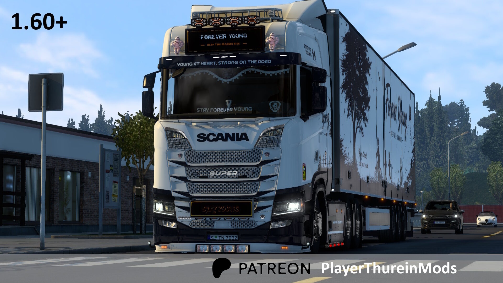 МОД Forever Young Combo skin v2.0 ДЛЯ EURO TRUCK SIMULATOR 2