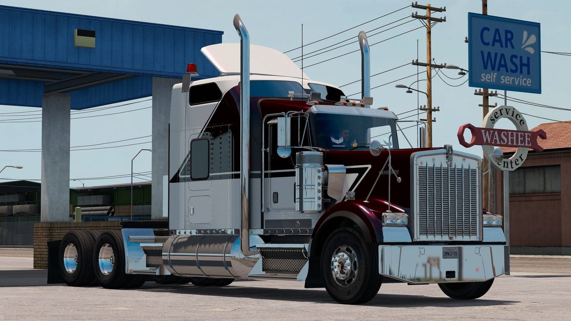 МОД Kenworth W900B v1.6.6 ДЛЯ AMERICAN TRUCK SIMULATOR