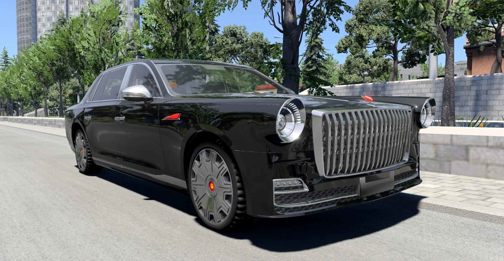 Мод Hongqi L5 2023-2027 v1.0 (0.39.x) ДЛЯ BEAMNG.DRIVE