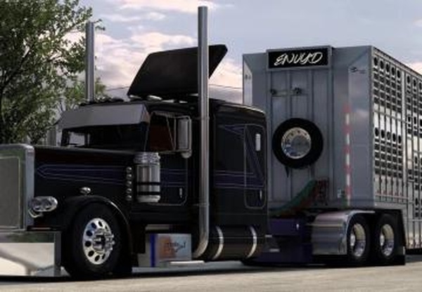 Мод Barrett Livestock Trailer версия 1.0.4 для American Truck Simulator (v1.60.x)
